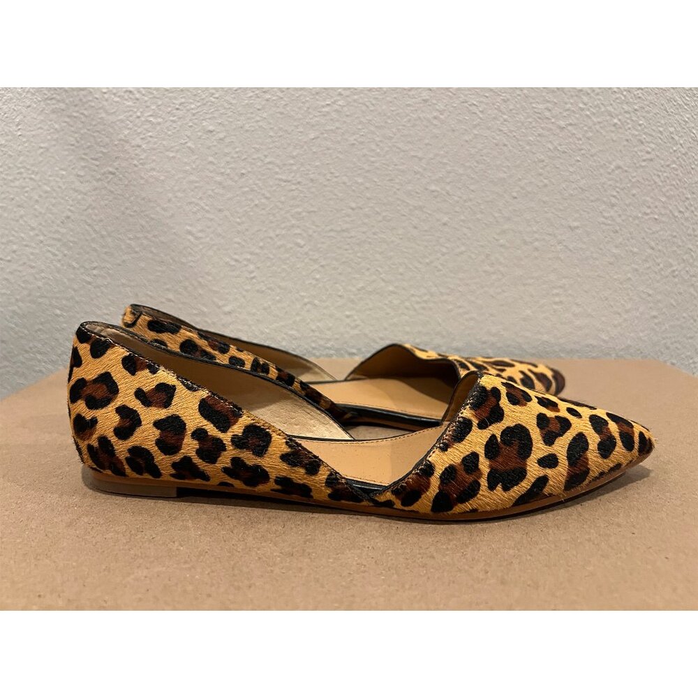 J.Crew Leopard Print Pointed Toe Flats – Size 6.5